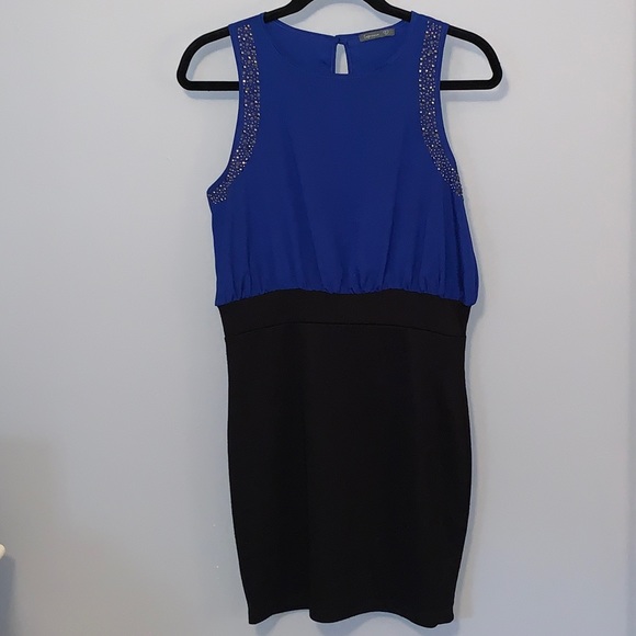 Soprano Dresses & Skirts - Black and Blue Mini Dress